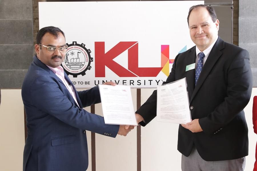 KL University Hyderabad MoU with UNT photo 1